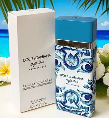 Tester Dolce Gabanna Light Blue Capri in Love